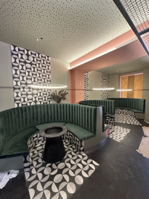 Tapizado de sofá para hostelería en diferentes tejidos y colores